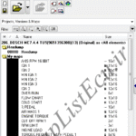 مپ لیست وینولز BOSCH ME7.4.4 TU5(9651396380)(13)