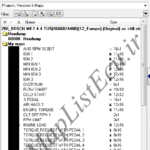 مپ لیست وینولز Bosch ME7.4.4 (9666824480)(12_Europe)