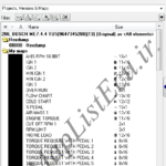 مپ لیست وینولز BOSCH ME7.4.4 TU5 (9647345280)(13)