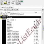 مپ لیست ایسیو BOSCH ME7.4.5(9662560580)