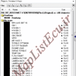 مپ لیست ایسیو BOSCH ME7.4.5(9678918380)(Flezi)