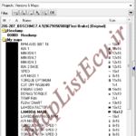 مپ لیست ایسیو BOSCH ME7.4.5(9679056580)(Flezi-Brake)