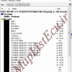 مپ لیست ایسیو BOSCH ME7.4.4 TU5(1037537430)(6Pin)E4