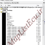 مپ لیست ایسیو BOSCH ME7.4.4 TU5(9679018180)(6Pin)E4
