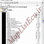 مپ لیست وینولز Bosch ME7.4.9 سورن توربو