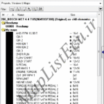مپ لیست تخصصی WinOLS برای ECU بوش ME7.4.4 TU5 (9645937380)