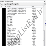 مپ لیست وینولز BOSCH ME7.4.4 TU5 (9648024580)(28)
