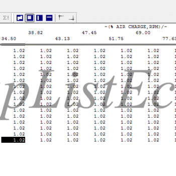 مپ لیست وینولز BOSCH ME7.4.4 TU5 (9647345280)(13)