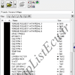 مپ لیست وینولز BOSCH ME7.4.4 TU5(9650346180)(35)