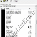 مپ لیست وینولز BOSCH ME7.4.4 TU5(9651396380)(13)