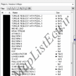 مپ لیست وینولز Bosch ME7.4.4 (9664081680)(91_2Oxygen)