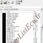 مپ لیست ایسیو BOSCH ME7.4.5(9662560580)