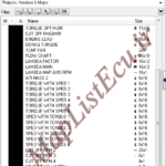 مپ لیست ایسیو BOSCH ME7.4.5(9678918380)(Flezi)