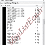 مپ لیست ایسیو BOSCH ME7.4.4 TU5(9678944880)(6Pin)E4