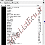 مپ لیست وینولز Bosch ME7.4.9 سمند دوگانه