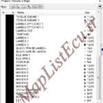 مپ لیست وینولز Bosch ME7.4.9 دنا بنزینی