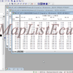 مپ لیست ایسیو BOSCH ME7.4.5(9663810080)(Pelastic)E3