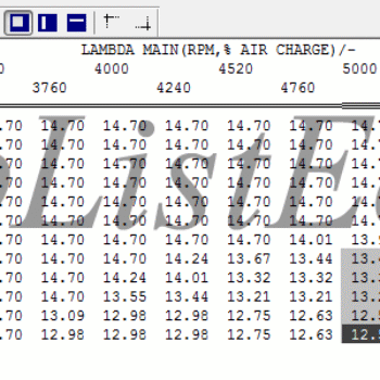مپ لیست Bosch ME7.4.4 9646664380 تک سنسور | پروژه وینولز 206