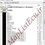 مپ لیست وینولز H30 Cross TU5 (3600110108)