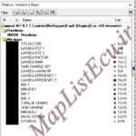 مپ لیست وینولز BOSCH M7.9.7.1 Canister(NoOxygen)Fault زامیاد