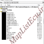 مپ لیست وینولز BOSCH M7.9.7.1(No-Canister) زامیاد