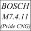 مپ لیست وینولز BOSCH M7.4.11(CNG) پراید دوگانه سوز