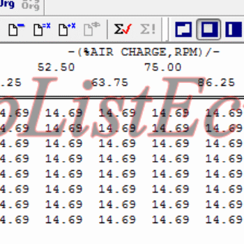 مپ لیست وینولز BOSCH M7.9.7.1(All-Fault) زامیاد