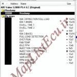 مپ لیست وینولز Valeo S2000 PL4 ILC پژو 405