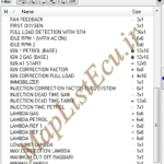 مپ لیست وینولز Bifuel XU7 CBR PTP E4(YG20240246-C) پژو 405