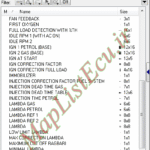 مپ لیست وینولز Bifuel XU7 CBR PTP E4(YG20240246-B) پژو 405