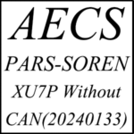 مپ لیست وینولز AECS XU7P WithCAN(20240133) پارس و سورن
