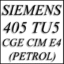 مپ لیست وینولز Petrol TU5 CGE CIM E4 پژو ۴۰۵