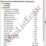 مپ لیست وینولز EZAM SB16 XUP(XU150143A_9A)