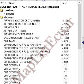 مپ لیست ایسیو SSAT No Flash