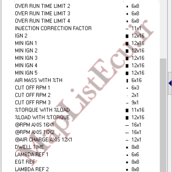 مپ لیست وینولز EZAM SB16 XUP(XU150145A_9A)