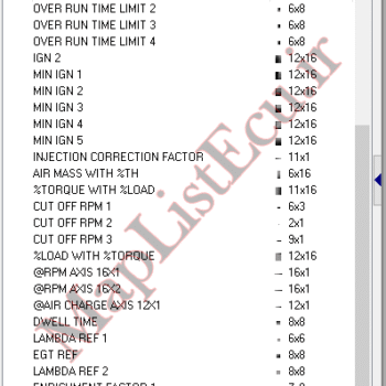 مپ لیست وینولز EZAM SB16 XUP(XU150147A_9A)