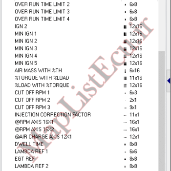 مپ لیست وینولز EZAM SB16 XUP(XU150148A_9A)